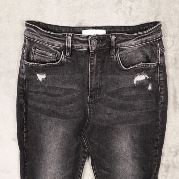 VERVET Jeans Remi High Rise Distressed Women's Size 27 Black - Picture 2 of 12